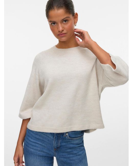 Vero Moda White Pullover Vmlefile