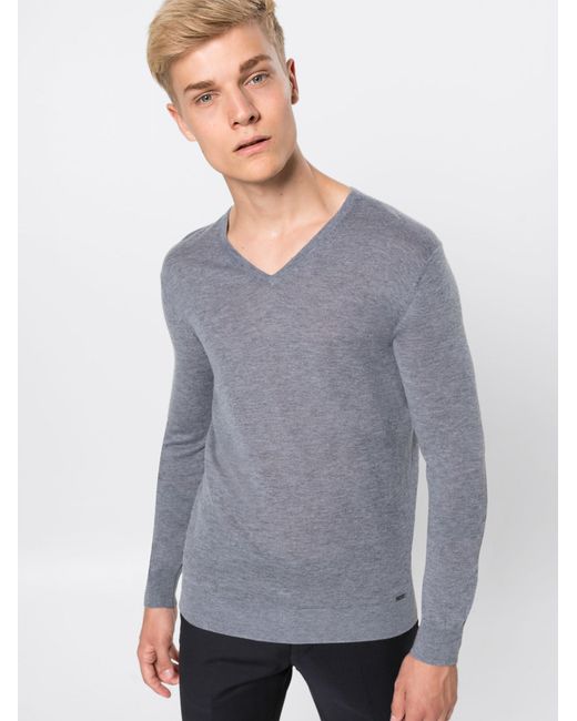 Olymp Pullover in Gray für Herren