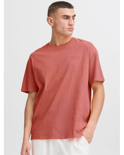 Solid Rundhalsshirt Sdpavlo in Pink für Herren