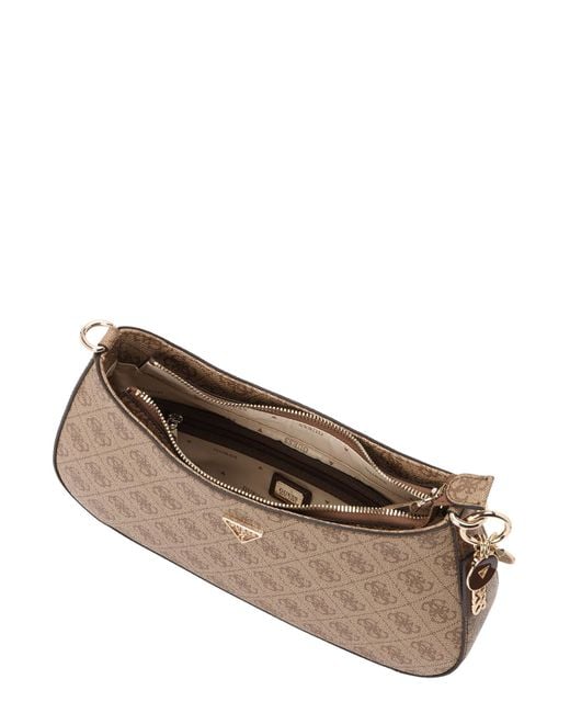 Guess Brown Schultertasche Noelle Ii Top Zip Shoulder Bag