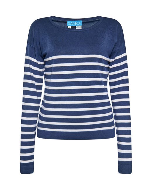 SANIKA Blue Pullover