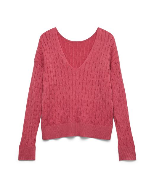 Vero Moda Red Pullover Vmfantastic