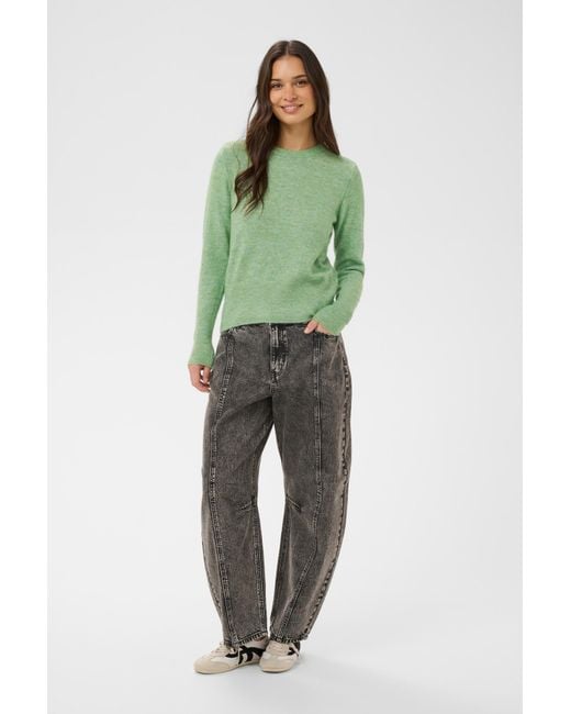 Kaffe Green Pullover Kaniel