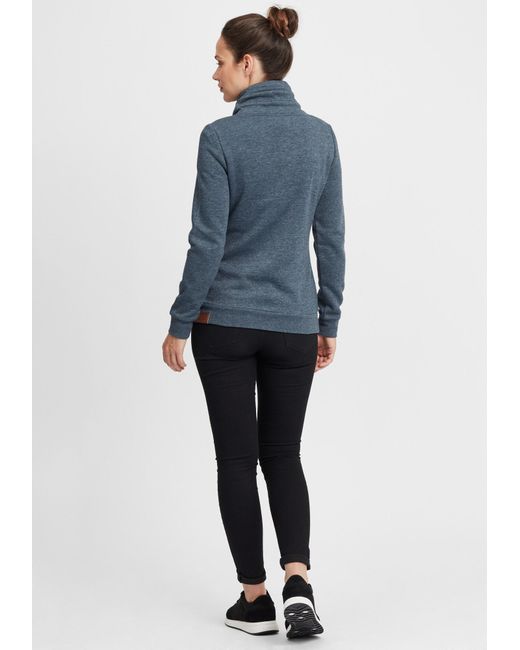 Oxmo Blue Sweatjacke 'Vicky'