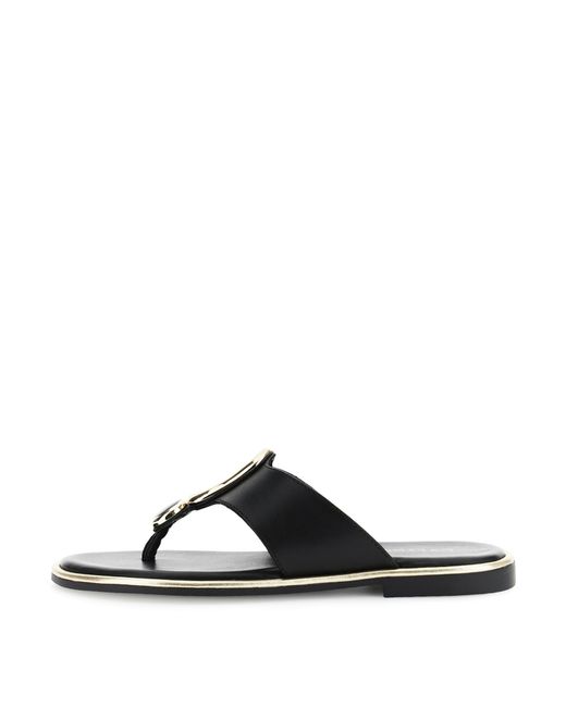 CafeNoir Black Caf Noir Flip Flops