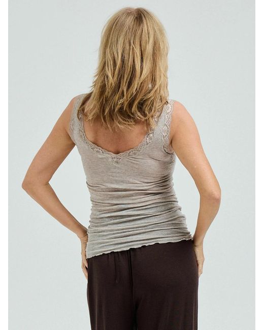 Seamless Basic Gray Top