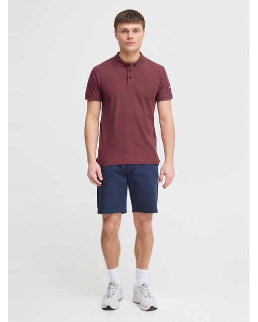 Solid Shirt in Purple für Herren