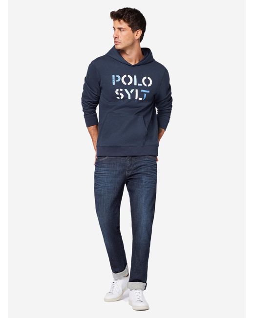 Polo Sylt Sweatshirt Basic in Blue für Herren