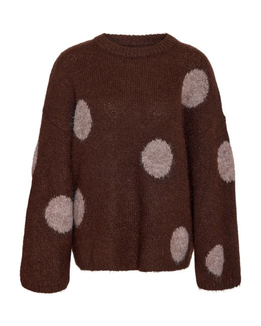 Noisy May Brown Pullover Sutton