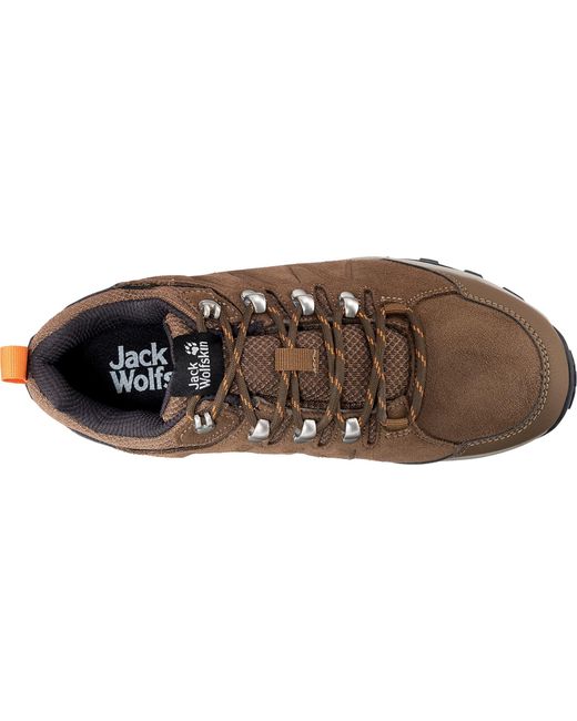 Jack Wolfskin Brown Wanderschuh 'refugio'