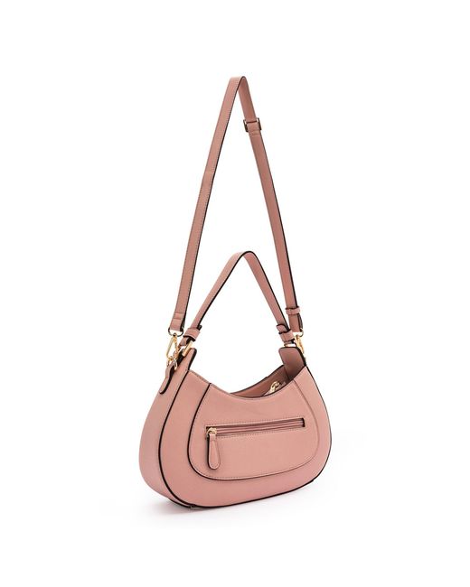 L. CREDI Pink Schultertasche Odelia