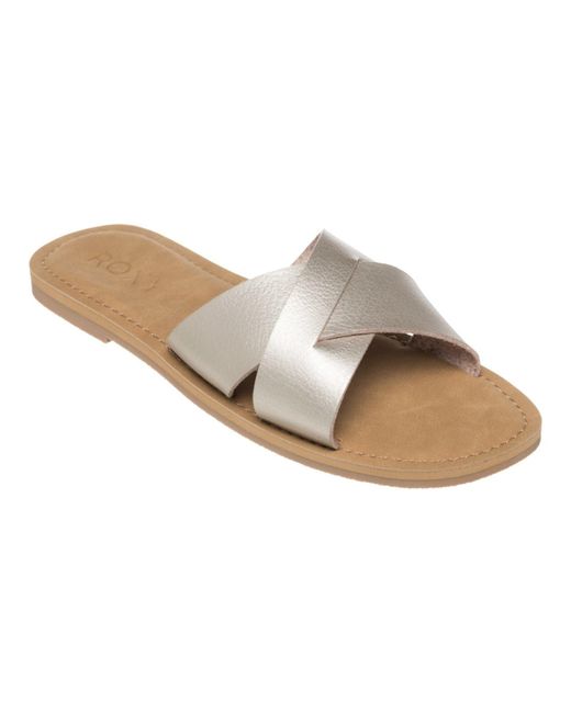 Roxy White Pantolette Andreya