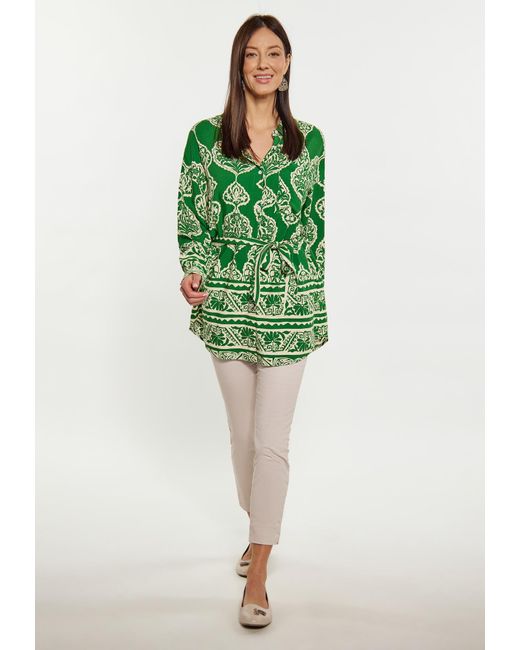 Usha Green Bluse