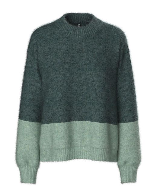 Pieces Green Pullover Pcivy