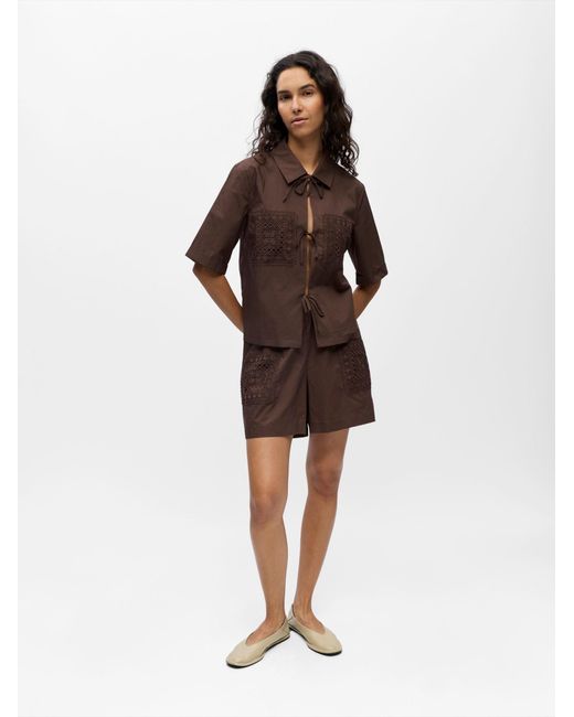 Object Brown Bluse Objdidde Hope
