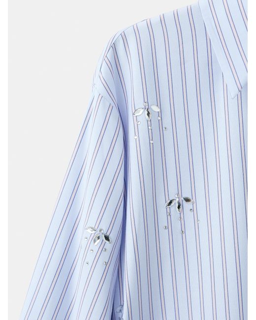 Mango Blue Bluse