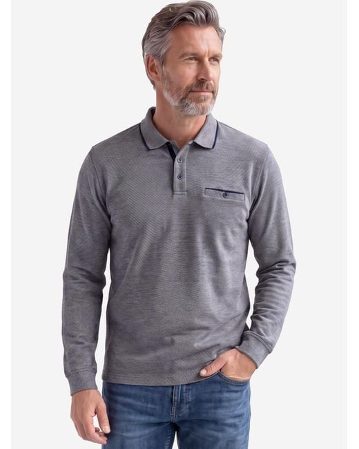 CASA MODA Shirt Basic in Gray für Herren