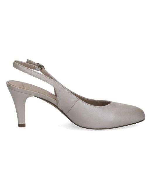 Caprice Gray Pumps
