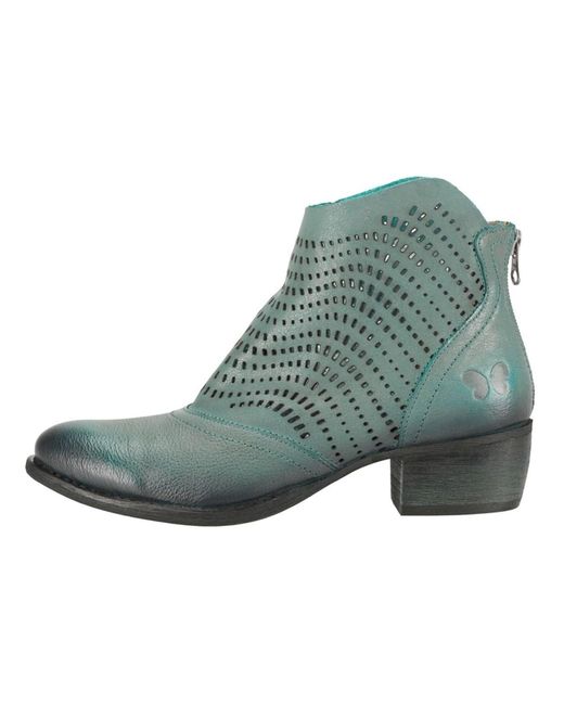 Felmini Green Ankle Boots