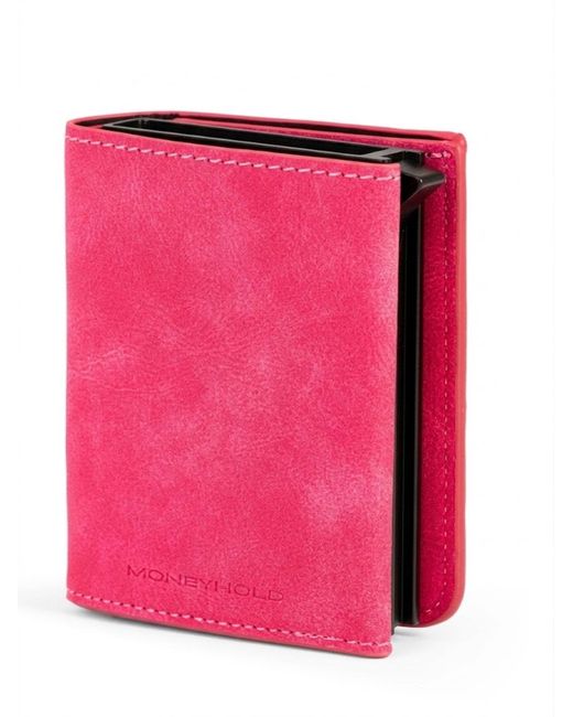 Moneyhold Kartenhalter Magnet in Pink für Herren
