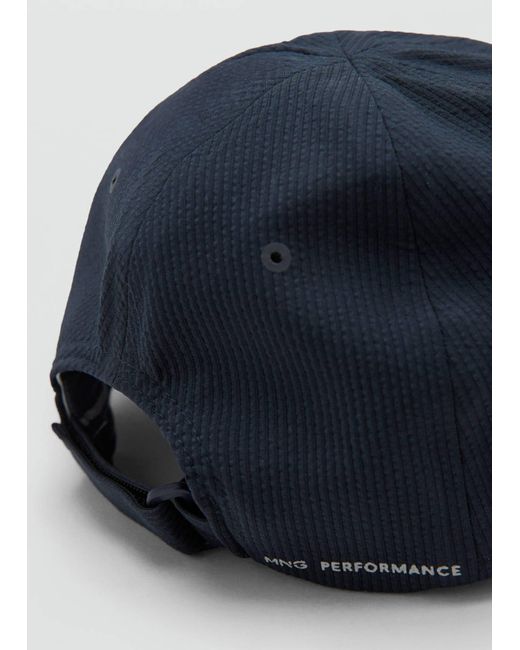 Mango Cap Perform in Blue für Herren