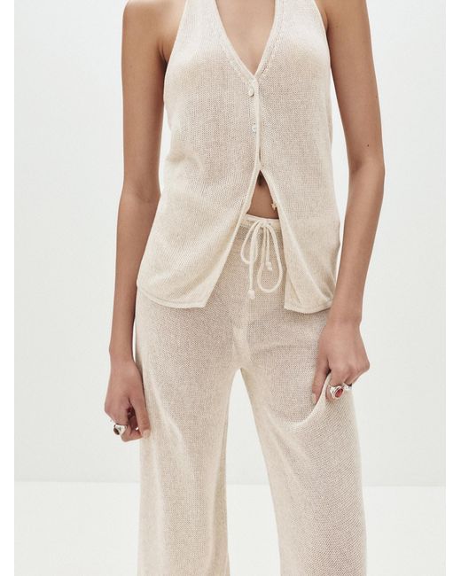 Pull&Bear White Hose