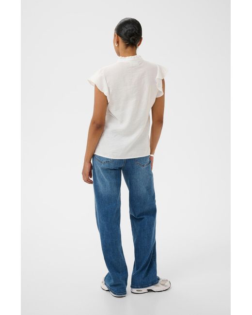 Kaffe White Bluse