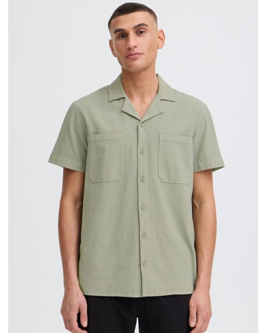 Solid Kurzarmhemd Sdneel in Green für Herren