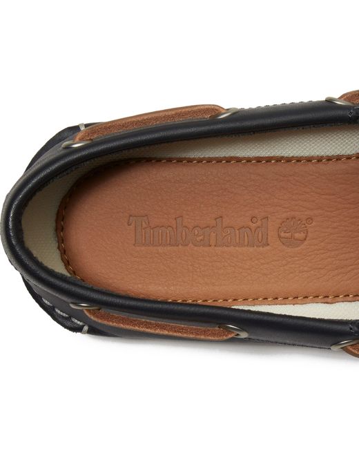 Timberland Black CEDAR BAY ESSENTIAL BOAT SHOE Bootsschuh aus Leder