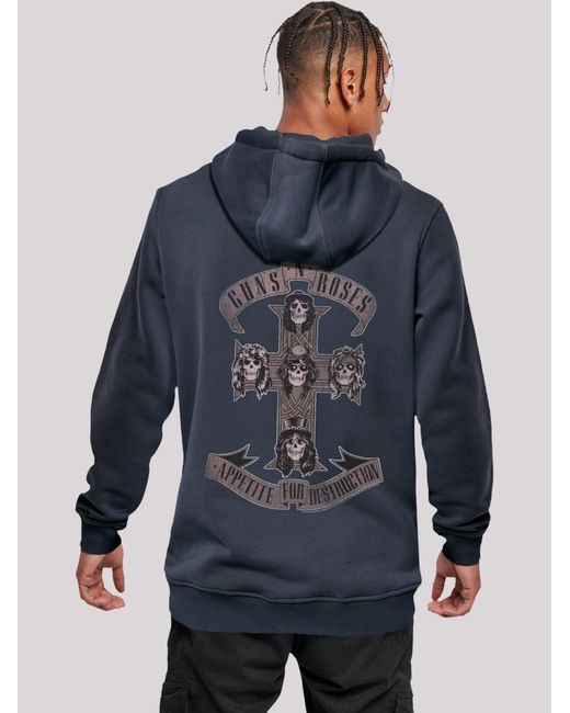 F4NT4STIC Sweatshirt Guns N Roses Appetite For Destruction Sepia in Blue für Herren