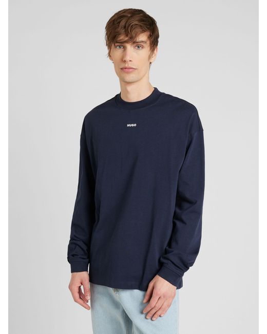 HUGO Sweatshirt 'daposo' in Blue für Herren