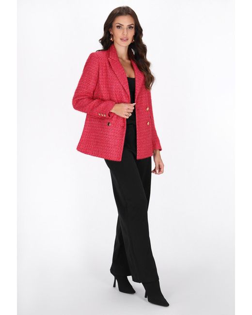faina Red Blazer Fashion Look
