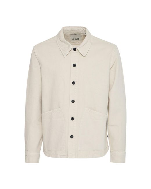 Solid Hemd Sdnadil in White für Herren
