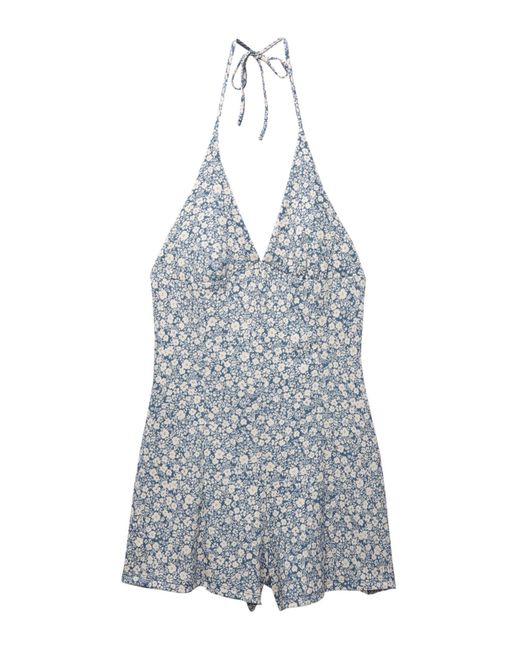 Pull&Bear Blue Jumpsuit