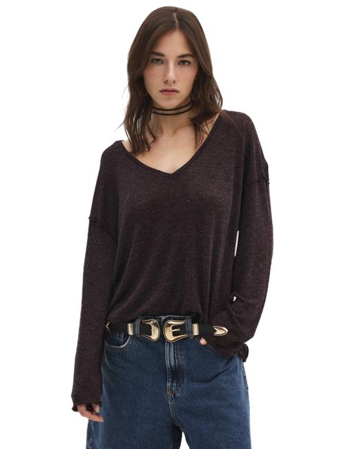 No Matter What Purple Pullover