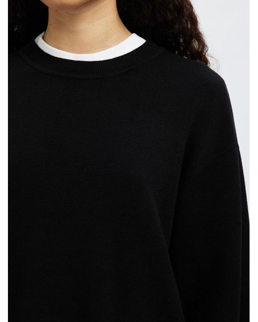 SELECTED Black Pullover