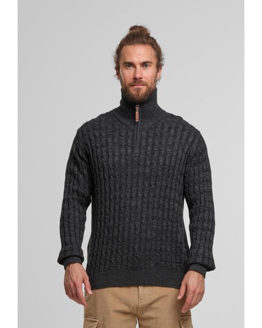 INDICODE Pullover Rufus in Black für Herren
