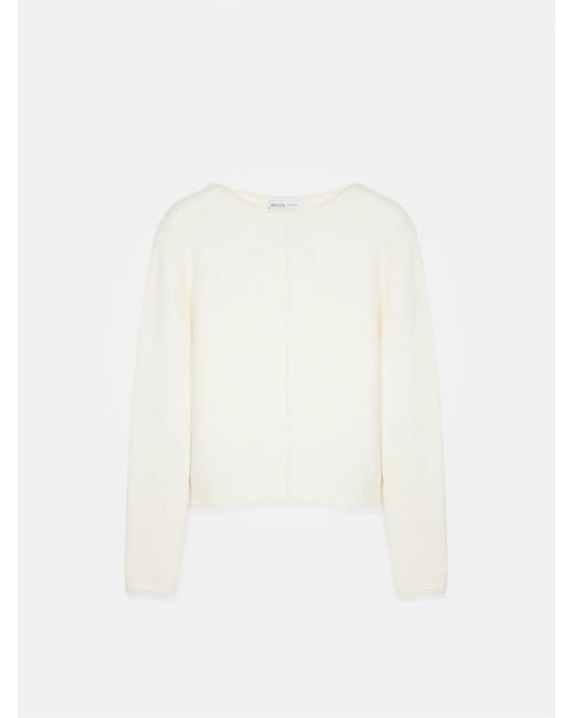 Dilvin White Pullover Pullover