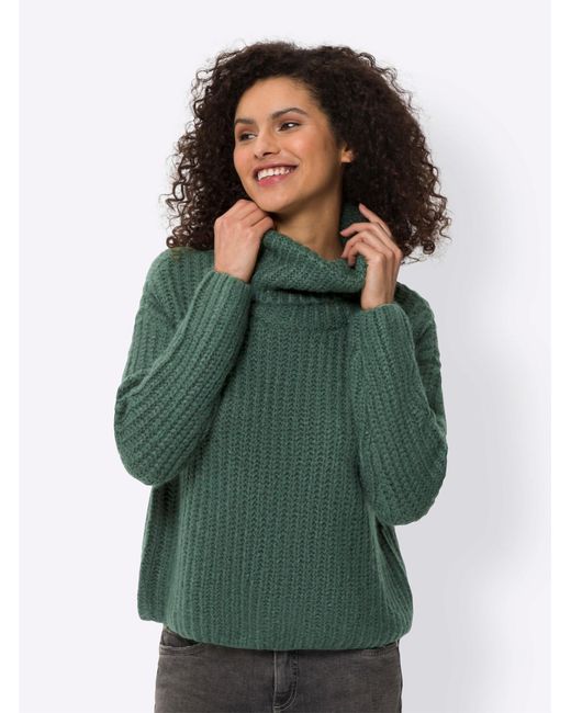 heine Green Pullover