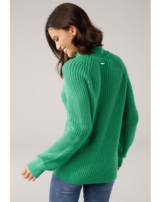 Laura Scott Green Pullover