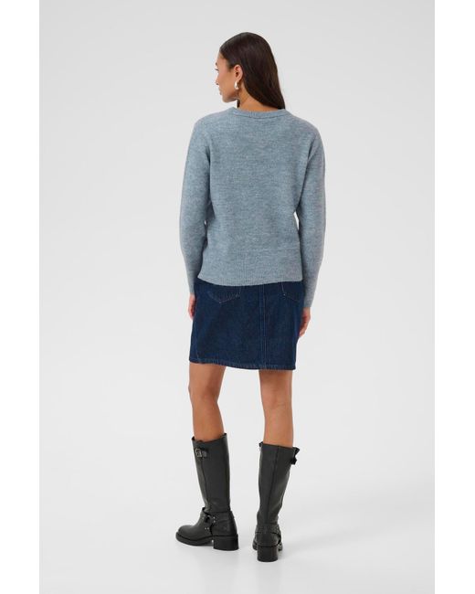 Kaffe Blue Pullover Niel