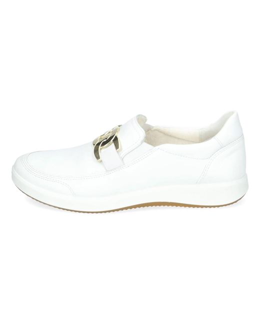 Ara White Slipper