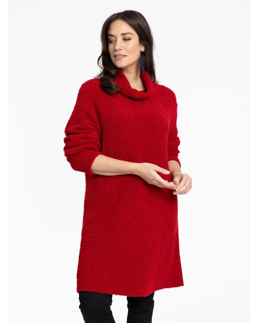 Yoek Red Pullover