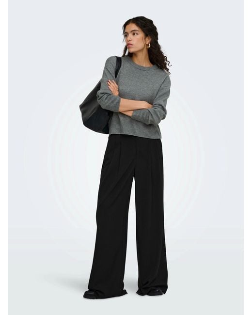 ONLY Gray Pullover Onlalivia