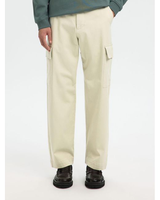 SELECTED Cargohose in Natural für Herren