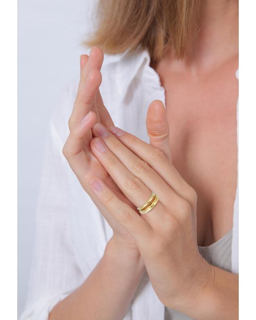 Elli Premium Metallic Ring Set