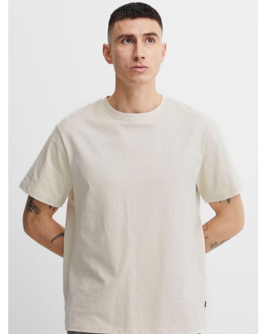 Solid T-Shirt Cadel in White für Herren