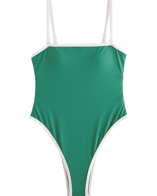 Self Green Badeanzug