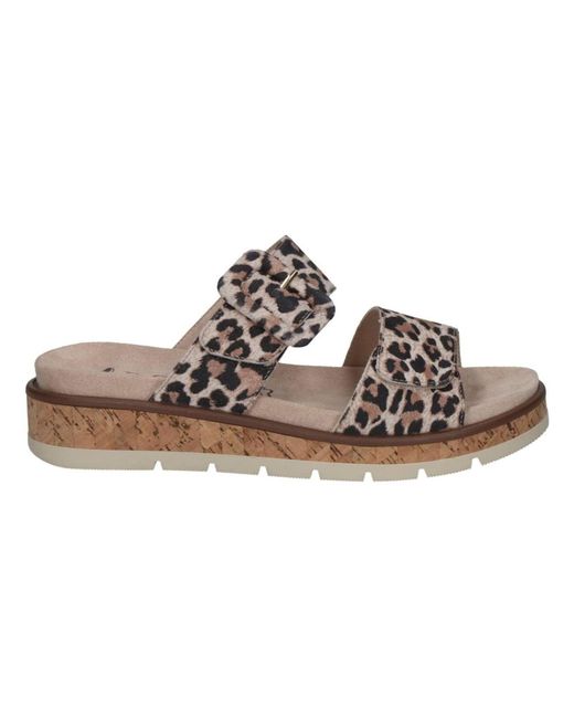 Caprice Brown Pantolette