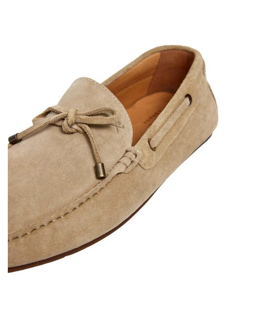 Hackett Mokassins Driver Laces in Natural für Herren